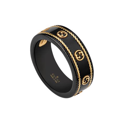 gucci rings aus|Gucci black and gold ring.